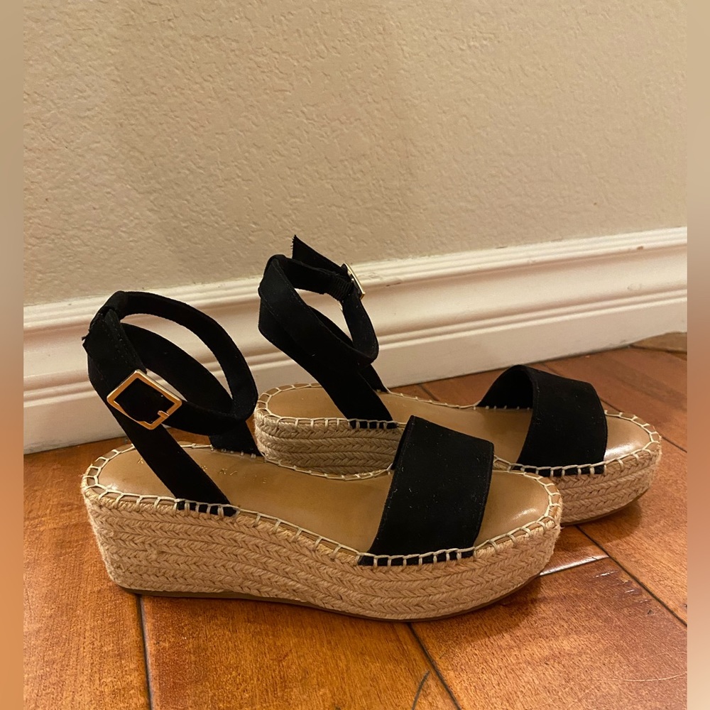 Platform espadrille sandals